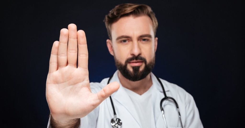Doctor refusing to see pharma sales reps.