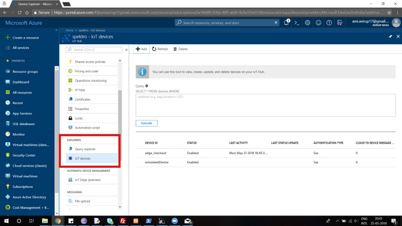 Screenshot - IoT Devices