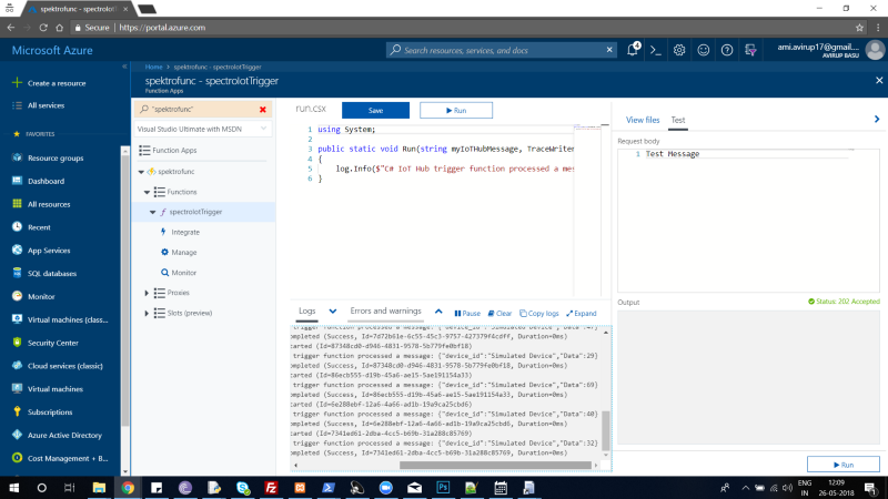 Azure function -7