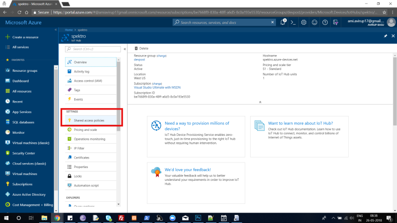 Shared access policies