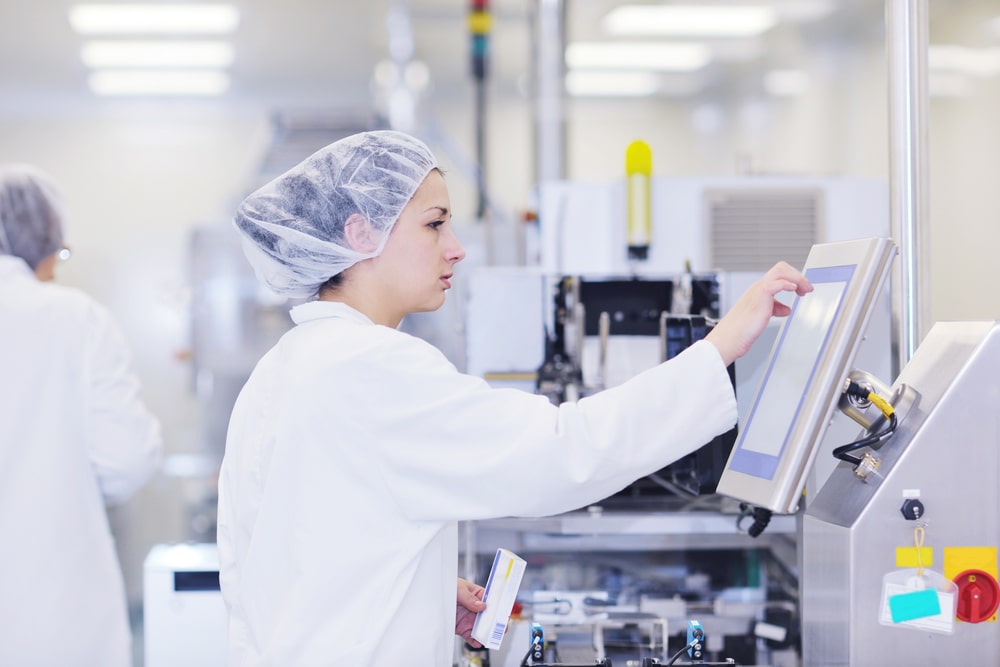medical pills industry factory and production indoor