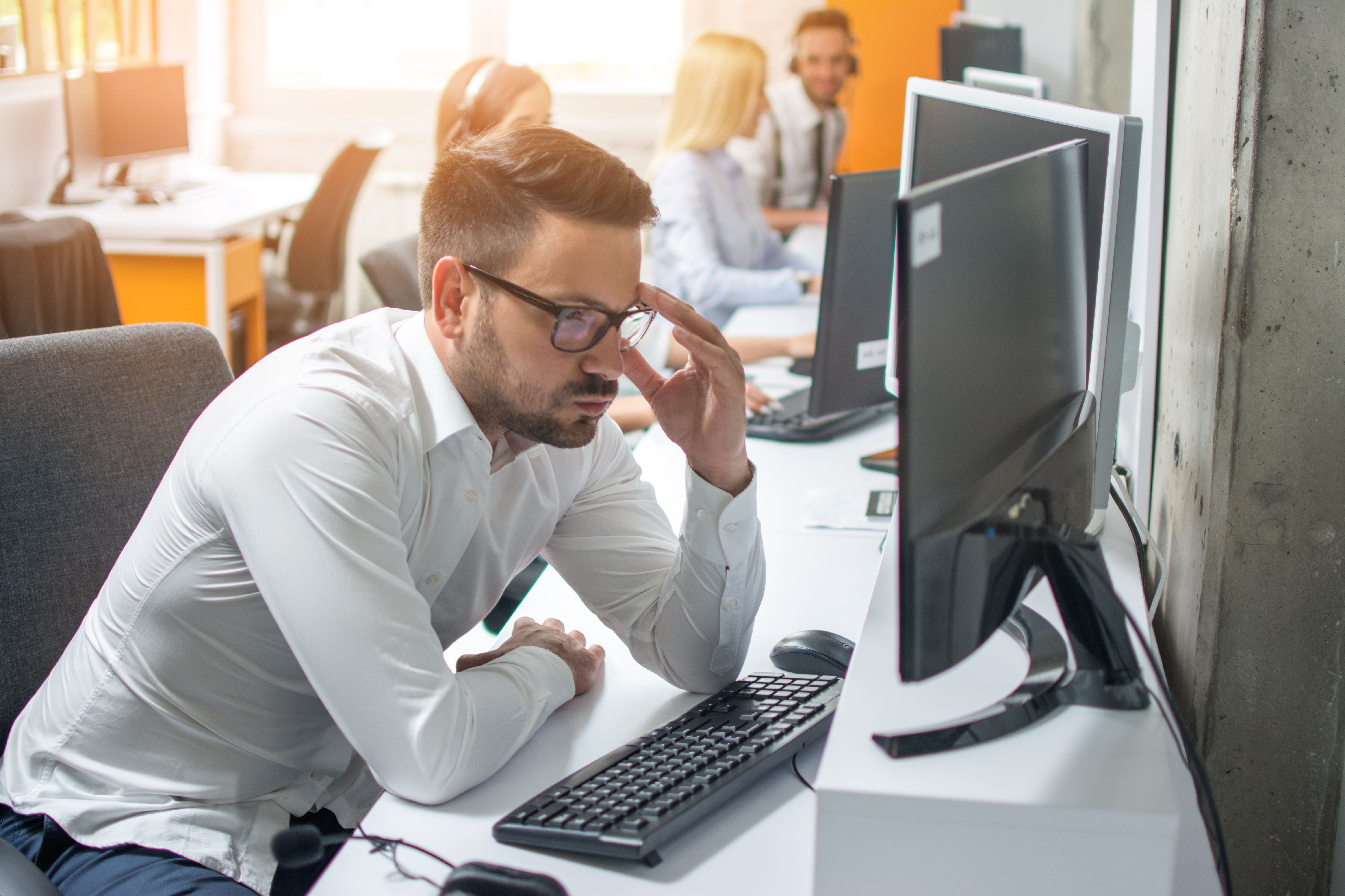 frustrated pharma sales rep