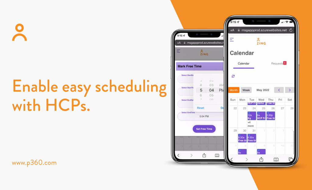 The ZING Engagement Suite Makes Scheduling with HCPs a Breeze 