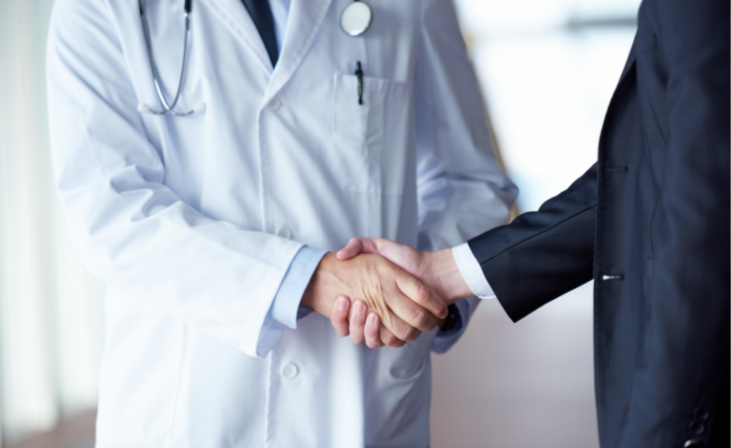 physician and sales rep HCP engagement