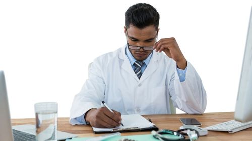 Doctor-writing-a-letter